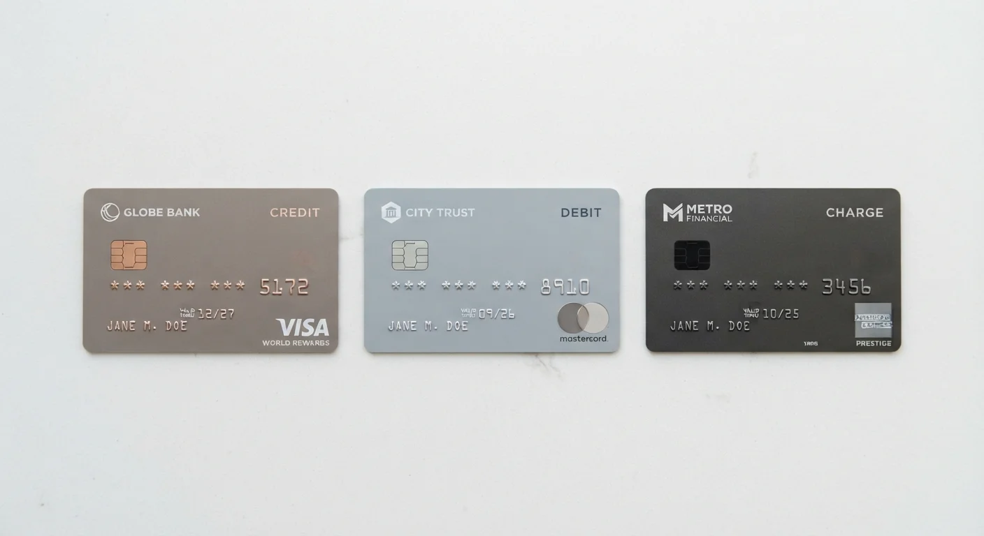 Credit Cards, Debit Cards, and Charge Cards: What Actually Separates Them