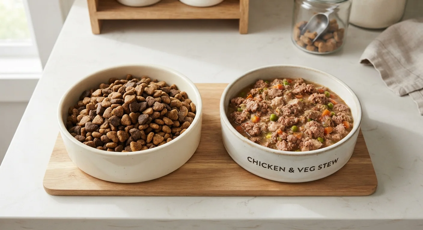 Dry Kibble vs. Wet Food: What the Nutritional Differences Mean for Your Pet