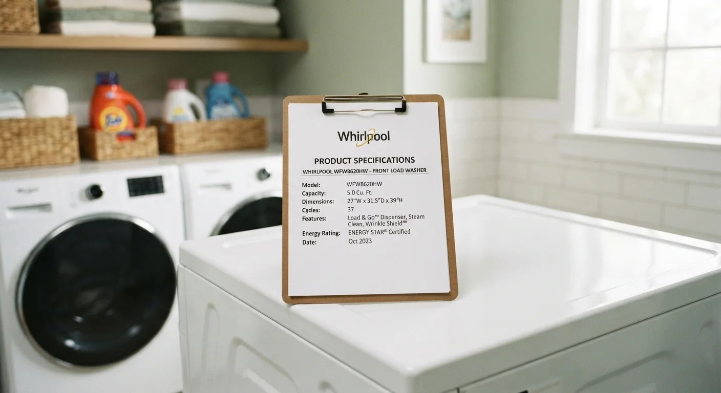 How to Read a Washing Machine Spec Sheet Without Getting Lost in the Numbers