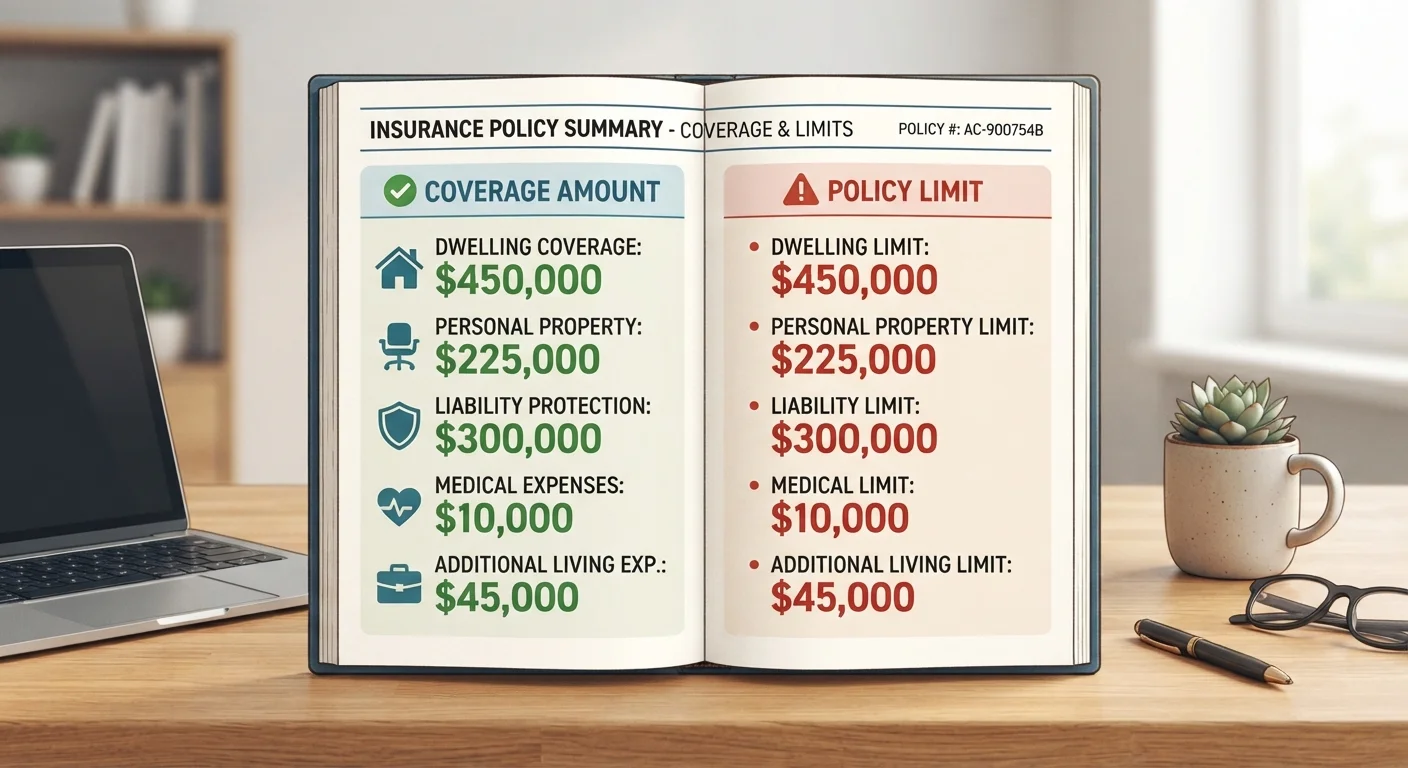 Policy Limits vs. Coverage Amounts: Why the Difference Matters at Claim Time