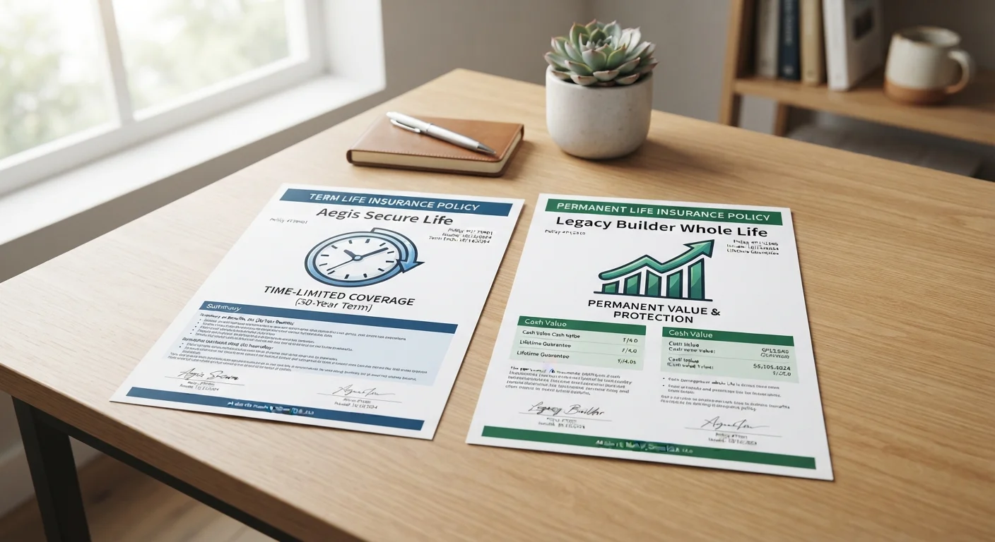 Term Life vs. Whole Life Insurance: Understanding the Core Difference