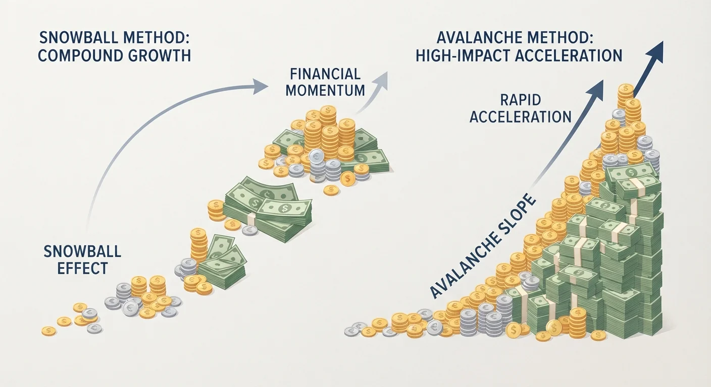 The Debt Snowball and Debt Avalanche Methods Explained