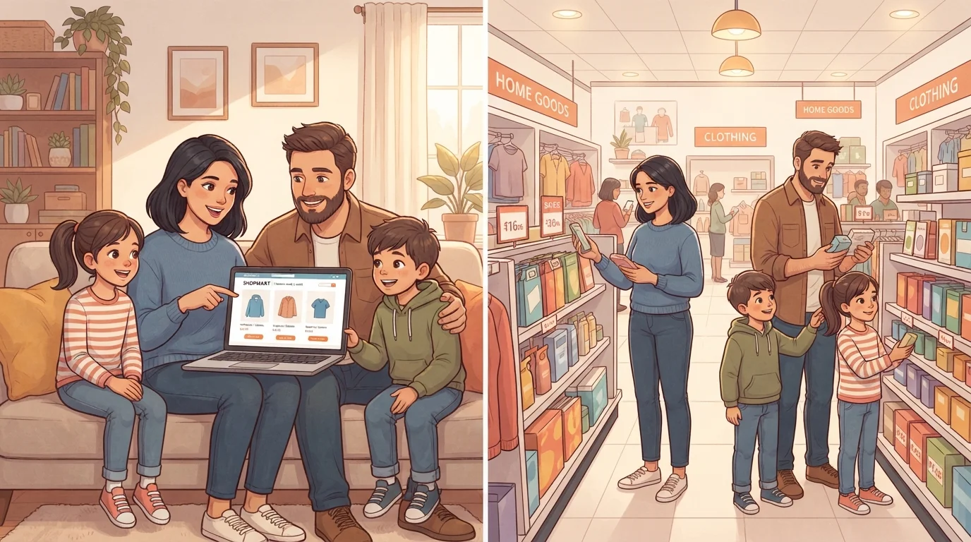 The Real Difference Between Shopping Online and In-Store