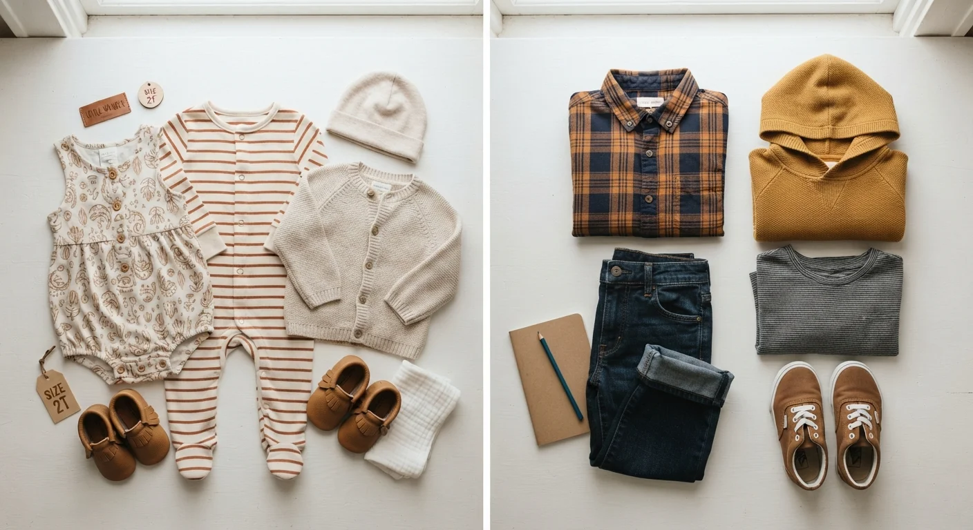 Wardrobe Planning for Toddlers vs School-Age Children: Key Differences