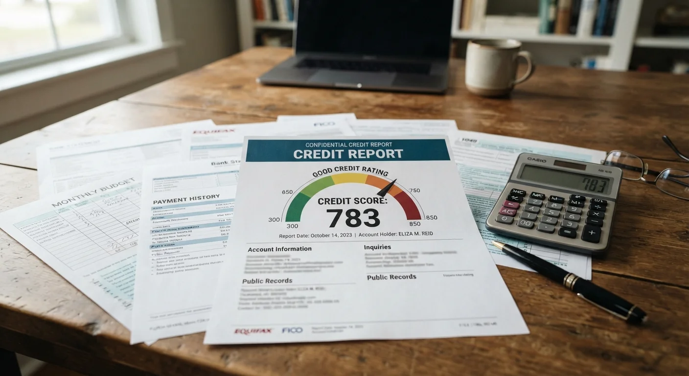 What a Credit Score Actually Measures — and What It Doesn't