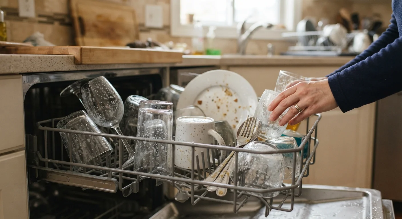 Why Your Dishwasher Leaves Dishes Wet or Spotted (And What's Actually Causing It)