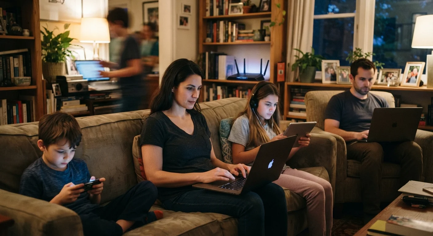 Why Your Wi-Fi Slows Down When Everyone's Home — and What Helps